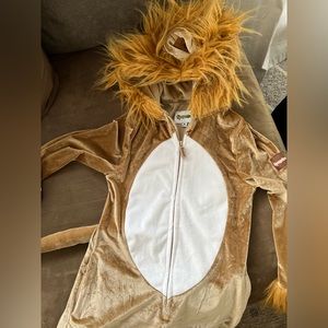 Tipsy Elves Kids Lion Costume Jumpsuit Pre-owned Child Large Girl Boy Unisex